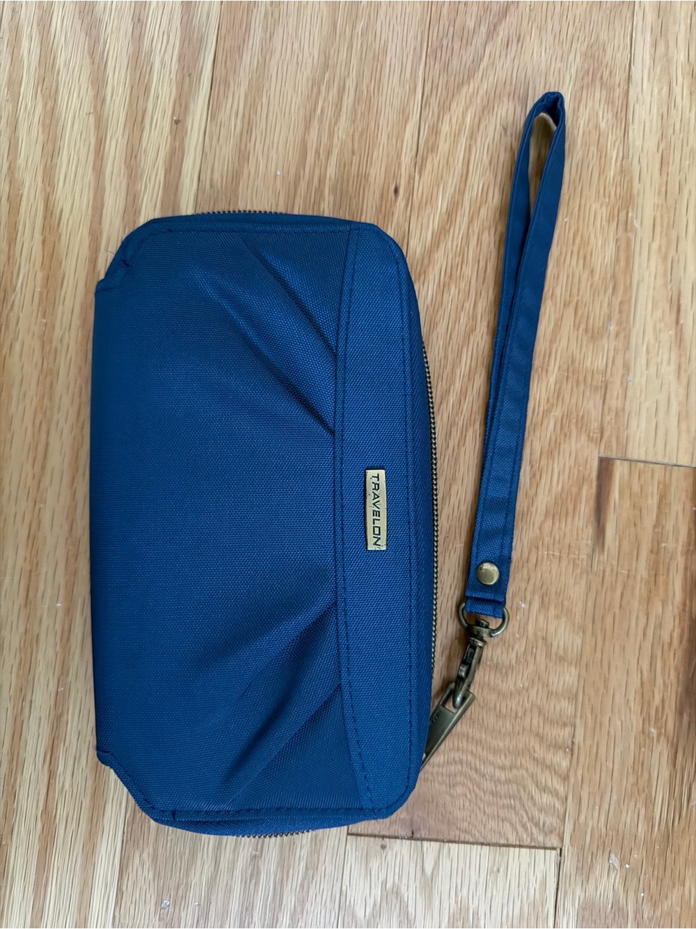 Travelon Navy Wristlet Phone Pouch with Detachable Strap